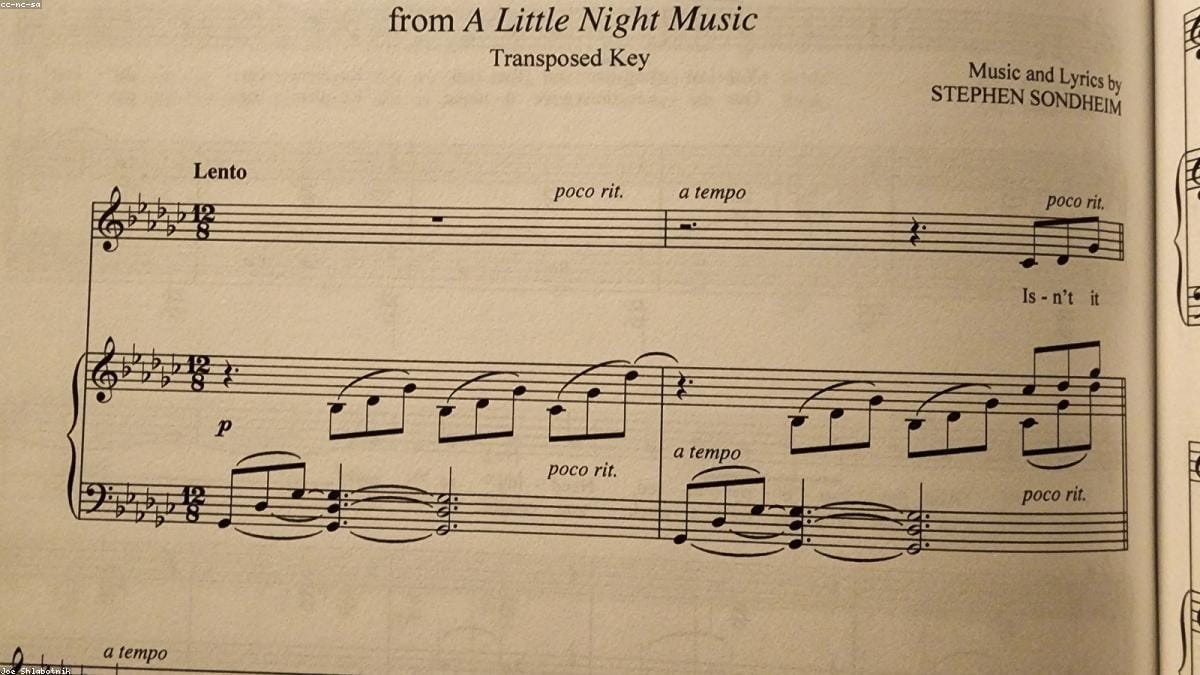 Audio being transcribed into piano sheet music in real time